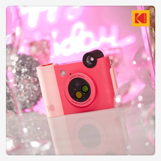 KODAK Smile+ Fuchsia Wireless Digital Instant Print Camera